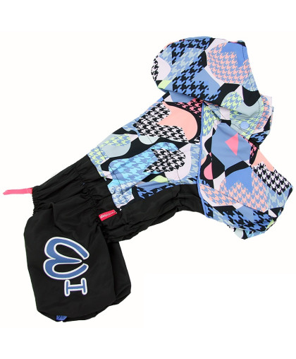 Дождевик для собак р18, спинка 36см черно-синий для мальчиков Formydogs Дождевик для собак р18, спинка 36см черно-синий для мальчиков Formydogs