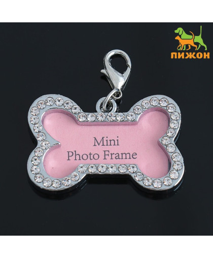 Адресник под записку Косточка 4,3*2,8см Пижон Адресник под записку Косточка 4,3*2,8см Пижон