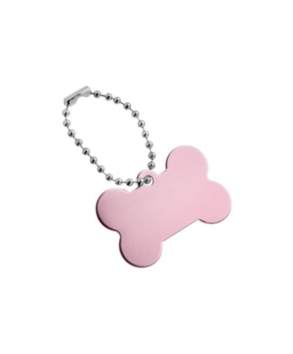 Адресник Косточка под гравировку 3,8см*2,5см розовый перламутр Пижон Адресник Косточка под гравировку 3,8см*2,5см розовый перламутр Пижон