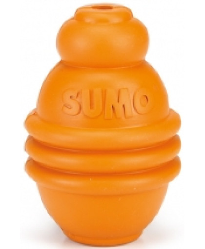 Игрушка для собак Sumo Play для зубов оранжевая 6*6*8,5см Beeztees Игрушка для собак Sumo Play для зубов оранжевая 6*6*8,5см Beeztees