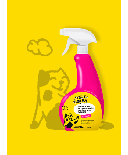 Защита мест не предназначенных для туал. кошки Brizberry 250мл Защита мест не предназначенных для туал. кошки Brizberry 250мл