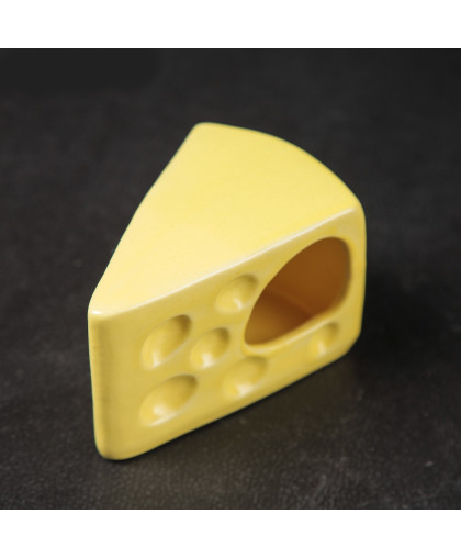 Кормушка для грызунов керамическая Сыр Кормушка для грызунов керамическая Сыр