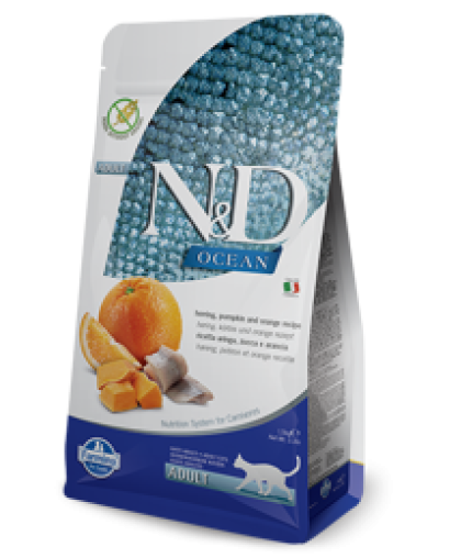 Фармина/Farmina N&D корм для кошек Сельдь с апельсином и тыквой 300гр Фармина/Farmina N&D корм для кошек Сельдь с апельсином и тыквой 300гр