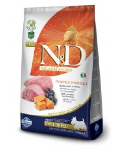 Фармина/Farmina N&D корм для собак мелких пород Ягненок с черникой и тыквой 800гр Фармина/Farmina N&D корм для собак мелких пород Ягненок с черникой и тыквой 800гр