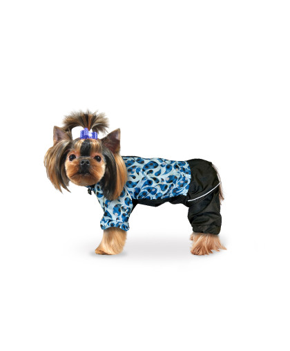 Дождевик Актив р.L спинка 29-32см капля черная ZooTrend Дождевик Актив р.L спинка 29-32см капля черная ZooTrend