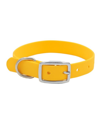 Ошейник биотановый 25мм 35-45см матовый желтый Каскад Ошейник биотановый 25мм 35-45см матовый желтый Каскад