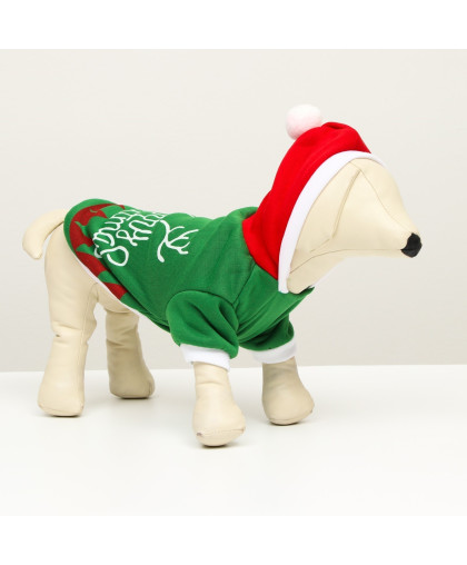 Толстовка для собак Merry Christmas рL спинка 30см Толстовка для собак Merry Christmas рL спинка 30см