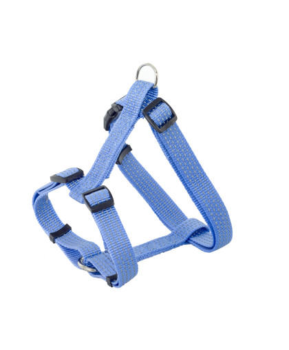  Шлейка нейлон Премиум светоотражающая  25мм 70-90см синий Каскад