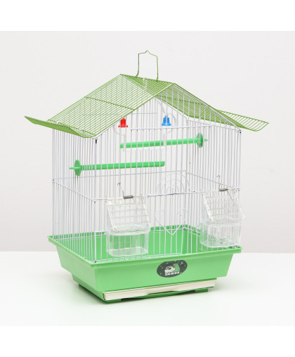 Клетка для птиц 30*23*39см зеленая Пижон Клетка для птиц 30*23*39см зеленая Пижон