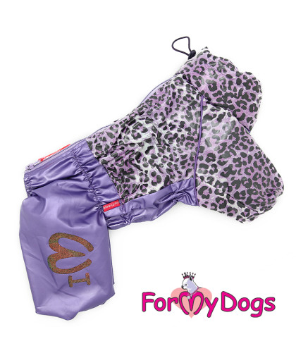 Дождевик для собак р20, спинка 39см Лео сиреневый Formydogs Дождевик для собак р20, спинка 39см Лео сиреневый Formydogs