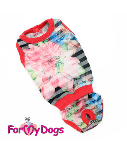 Боди для собак р8, спинка 21см Лилия мультиколор Formydogs Боди для собак р8, спинка 21см Лилия мультиколор Formydogs