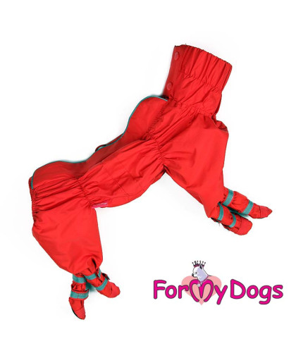 Дождевик для собак р20, спинка 39см красный Formydogs Дождевик для собак р20, спинка 39см красный Formydogs