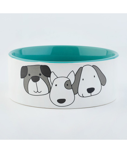  Миска керамическая Верные друзья  300мл