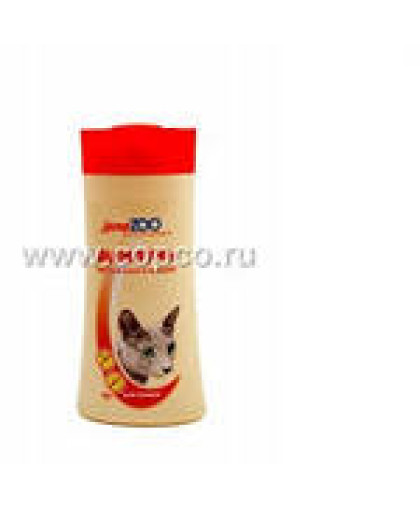  Шампунь Доктор Зоо для кошек от блох и клещей  250мл*15