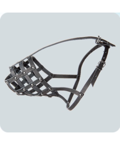 Намордник кож. №5 (немецкая овчарка, терьер) Зооник Намордник кож. №5 (немецкая овчарка, терьер) Зооник