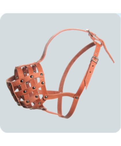 Намордник кож. №Р (ротвейлер) Зооник Намордник кож. №Р (ротвейлер) Зооник