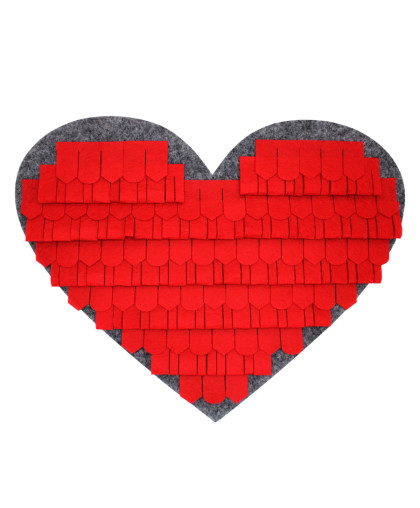 Игрушка для собак Коврик нюхательный Сердце 45*35см PETTO Игрушка для собак Коврик нюхательный Сердце 45*35см PETTO