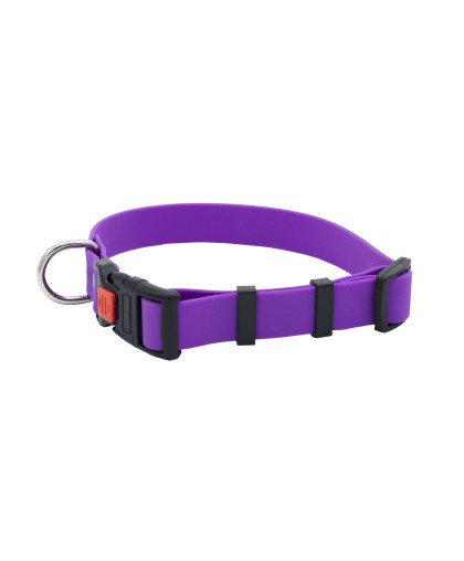 Ошейник биотановый с фастексом 25мм 37-55см матовый фиолетовый Каскад Ошейник биотановый с фастексом 25мм 37-55см матовый фиолетовый Каскад