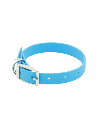 Ошейник биотановый 20мм 27-35см матовый аквамарин Каскад Ошейник биотановый 20мм 27-35см матовый аквамарин Каскад
