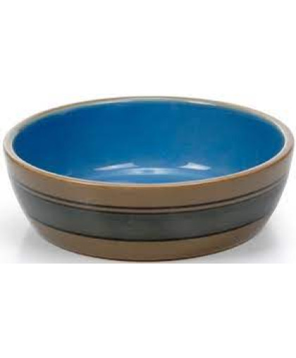 Миска для кошек керамическая с полосками 12,5см Beeztees Миска для кошек керамическая с полосками 12,5см Beeztees