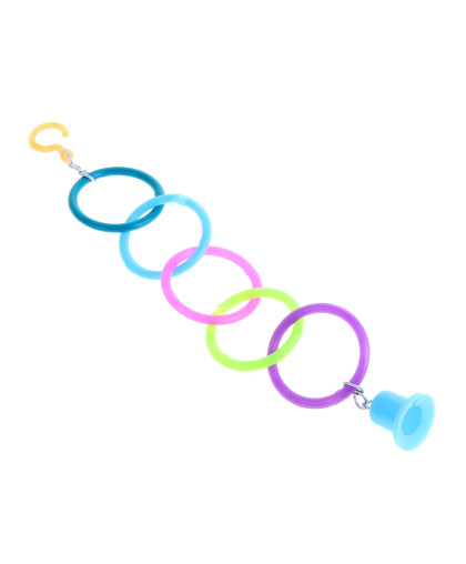 Игрушка для птиц Кольца пластик цвет в ассортименте Бриллиант Игрушка для птиц Кольца пластик цвет в ассортименте Бриллиант