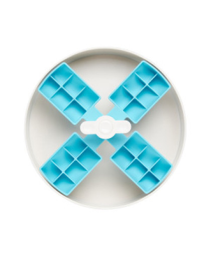 Спин интерактивная система кормления Ветряная Мельница d25*9,2см голубая ПетДримХаус