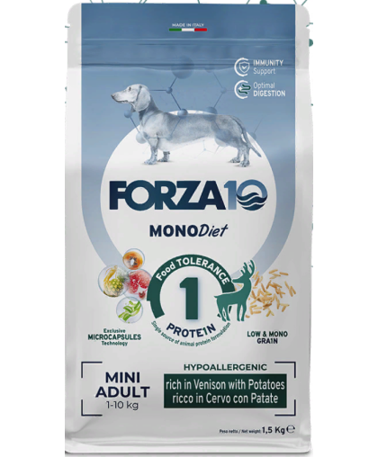 Форца10/Forza10 Diet корм для собак мелких пород Оленина/Картофель 1,5кг Форца10/Forza10 Diet корм для собак мелких пород Оленина/Картофель 1,5кг