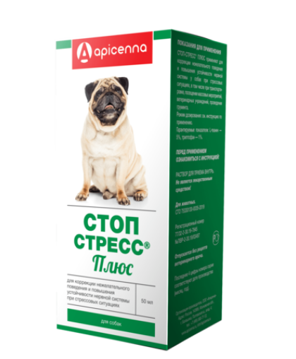 Стоп-Стресс Плюс для собак 50 мл Стоп-Стресс Плюс для собак 50 мл