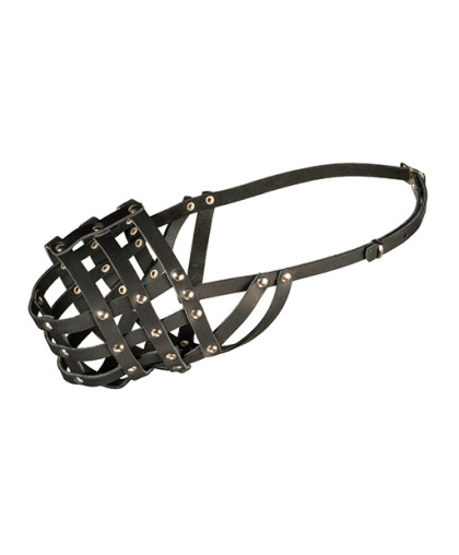 Намордник кожаный №5 дог сука Каскад Намордник кожаный №5 дог сука Каскад