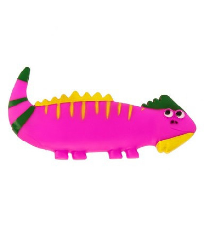 Игрушка для собак Игуана винил 19*8см фиолетовая Каскад Игрушка для собак Игуана винил 19*8см фиолетовая Каскад