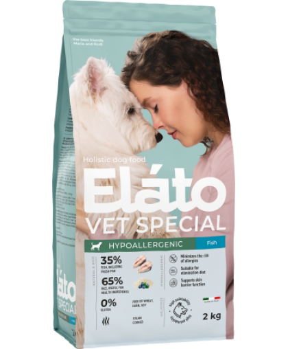 Элато/Elato Holistic Vet Special корм для собак всех пород с рыбой Гипоаллергенный 2кг Элато/Elato Holistic Vet Special корм для собак всех пород с рыбой Гипоаллергенный 2кг