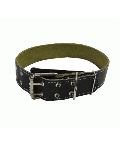 Ошейник кож. 45мм 2сл. кожа+брезент СА Ошейник кож. 45мм 2сл. кожа+брезент СА