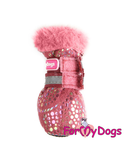 Сапожки для собак зимние розовый р0 (3,6*2,7*7см) Formydogs Сапожки для собак зимние розовый р0 (3,6*2,7*7см) Formydogs