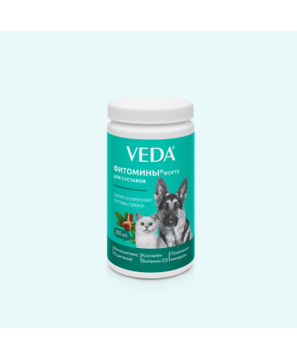 ФитоМины Форте для собак и кошек для суставов 200таб. 100гр*30 ФитоМины Форте для собак и кошек для суставов 200таб. 100гр*30
