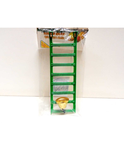 Игрушка для попугаев лестница с колокольчиком Игрушка для попугаев лестница с колокольчиком