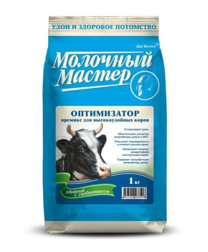 Молочный мастер для коров оптимизатор для рубцового пищеварения высокоудойных коров 1 кг*18 Молочный мастер для коров оптимизатор для рубцового пищеварения высокоудойных коров 1 кг*18