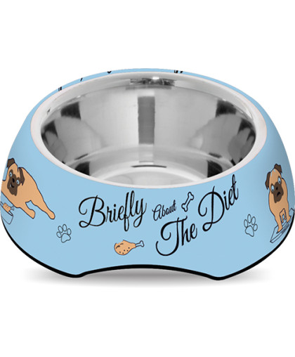  Миска металлическая Baby Blue  400мл Зооник