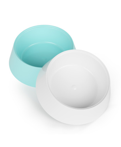  Миска пластиковая для домашних животных  300мл 14,5*14,5*4,5 см Альтернатива