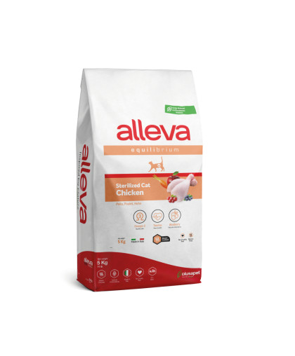  Аллева/Alleva Эквилибриум Суперпремиум корм для кошек стерилизованных/кастрированных Курица  5кг