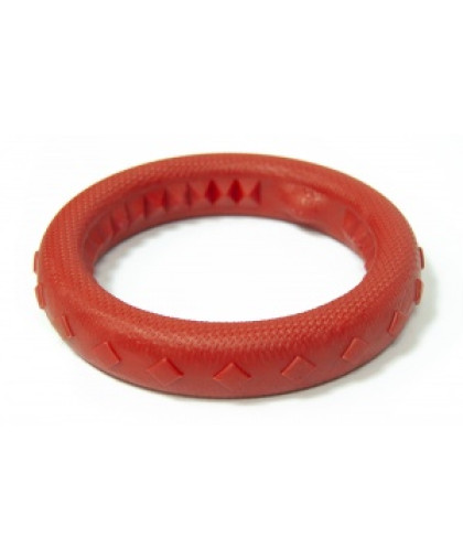 Игрушка для собак Кольцо плавающее среднее 17см красное Зооник Игрушка для собак Кольцо плавающее среднее 17см красное Зооник