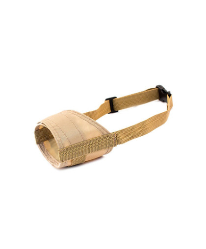 Намордник №4 нейлон регулируемый 20-25см бежевый Дарэлл Намордник №4 нейлон регулируемый 20-25см бежевый Дарэлл