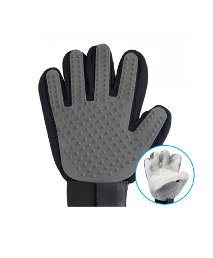 Перчатка массажная для вычесывания шерсти серый 23*17см PMG-1201Grey Штефан/Stefan Перчатка массажная для вычесывания шерсти серый 23*17см PMG-1201Grey Штефан/Stefan