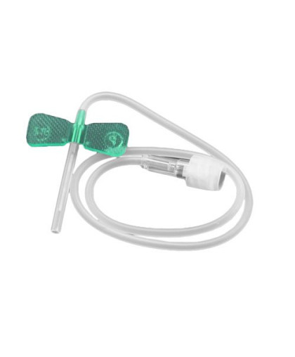 Бабочка Система для вливаний 21G *100 зеленый Бабочка Система для вливаний 21G *100 зеленый