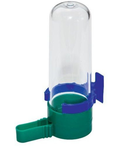 Поилка для птиц Универсальная для вертикальных и горизонтальных прутьев 100мл Вака Поилка для птиц Универсальная для вертикальных и горизонтальных прутьев 100мл Вака