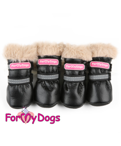 Сапожки для собак р3 5*4*8см черные/бежевые Formydogs Сапожки для собак р3 5*4*8см черные/бежевые Formydogs