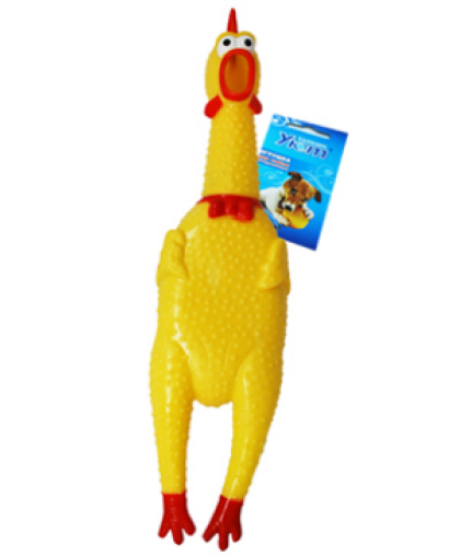  Игрушка для собак Петух винил  33см Уют