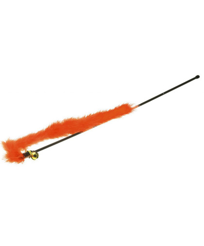 Игрушка для кошек дразнилка (оранж. с хвостом/колокол.) Пет Лайн