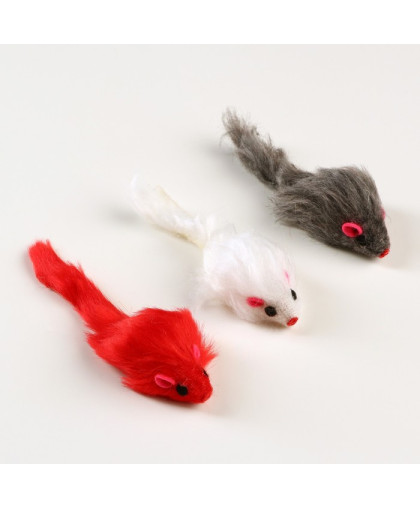 Игрушка для кошек Мышь малая 5см Пижон Игрушка для кошек Мышь малая 5см Пижон