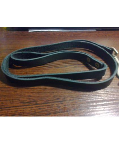  Поводок кож.10 мм/1сл.  *1,25м (СА)