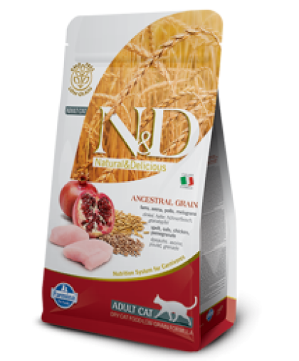 Фармина/Farmina N&D Анцестрал корм для кошек Курица с гранатом 300гр Фармина/Farmina N&D Анцестрал корм для кошек Курица с гранатом 300гр